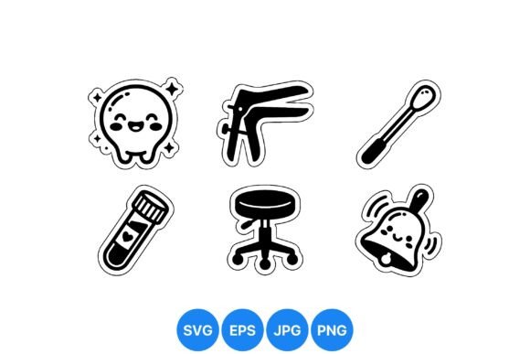 Cute Medical Icon Vector Pack