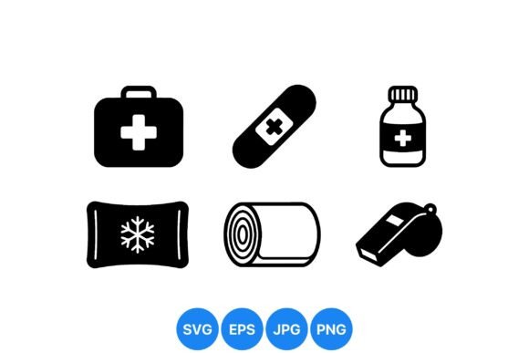 Medical Essentials Icon Clipart