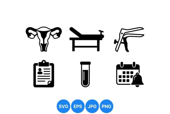 Medical Gynecology Icon Clipart