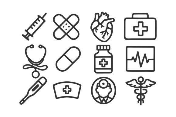Modern Medical Icons