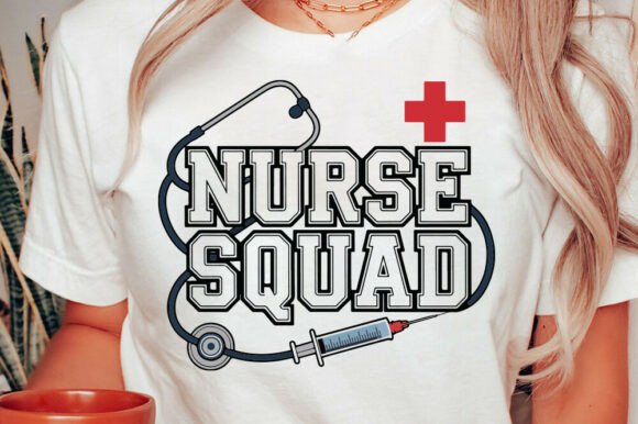 Nurse Graphics T-shirt Design